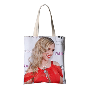 斯嘉丽约翰逊黑帆布漫威海报寡妇LOGE定制礼物手提单肩学生袋