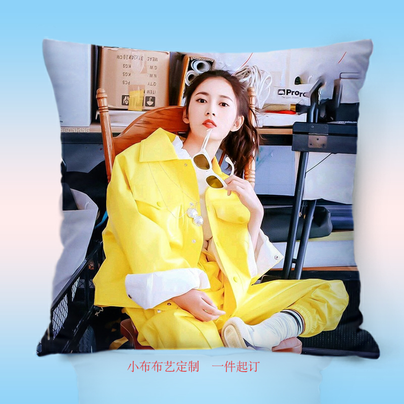 陈钰琪抱枕订制明星同款照片赵敏双面人形女生个性可爱周边靠枕头