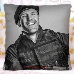 【送枕芯】杰森周边抱枕数码方枕头创意礼品斯坦森印花数码睡觉女