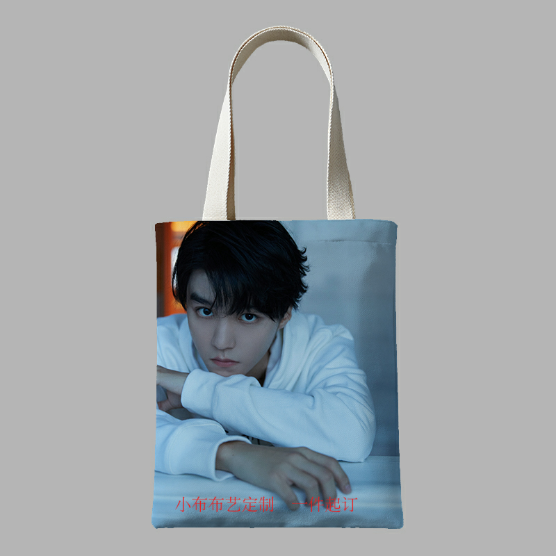 帆布王俊凯周边tfboys袋学生书包手提杂志袋同款定制生日礼物A-3