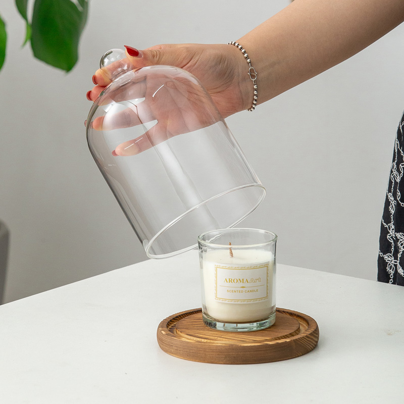 玻璃罩玩偶防尘手办包邮永生花