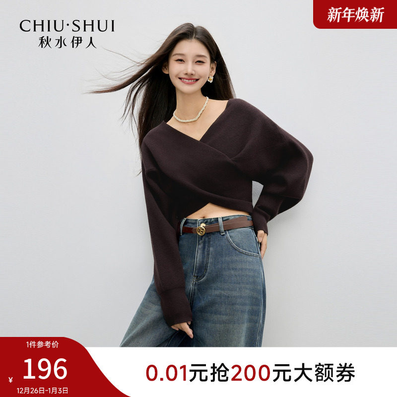 毛针织衫秋水伊人套头