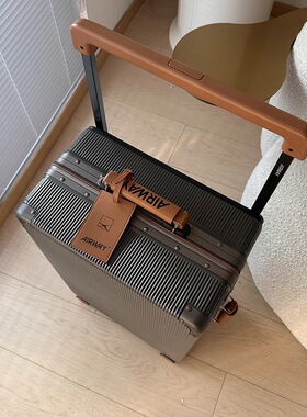 AIRWAY宽拉杆铝框行李箱20寸登机箱24寸皮箱男女纯PC箱子出口日本