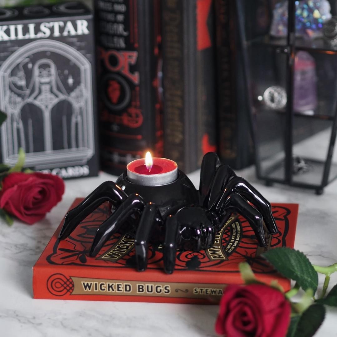KILLSTAR暗黑哥特蜘蛛烛台