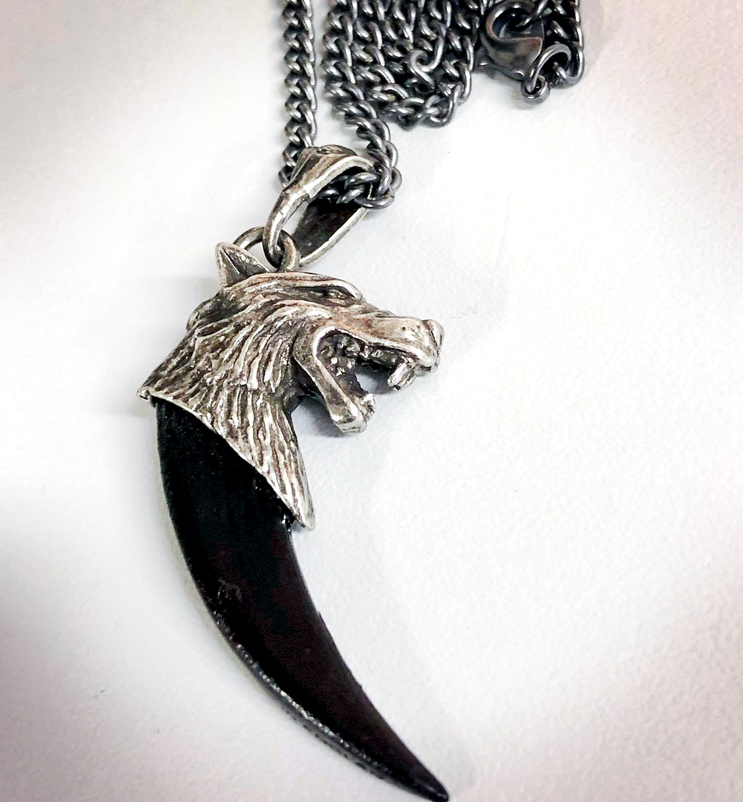 英国A牌维京WOLFMACIC狼牙项链