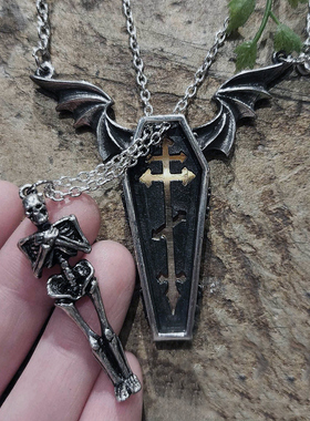 Alchemy英国A牌P970 Undying Homage不灭的敬仰哥特暗黑棺材项链