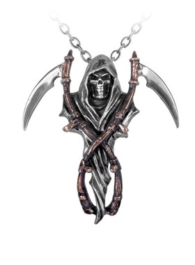 Alchemy Gothic P296 THE REAPERS ARMS 双镰刀死神项链