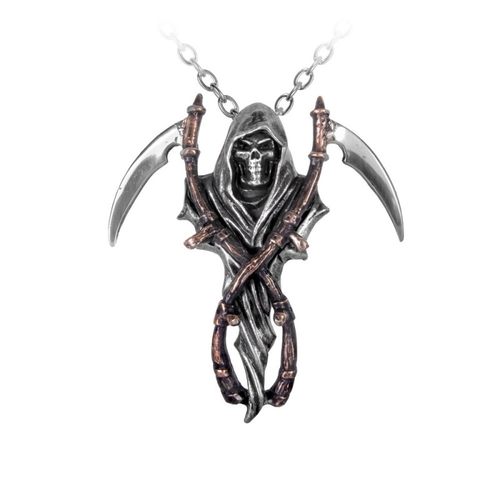 Alchemy Gothic P296 THE REAPERS ARMS 双镰刀死神项链