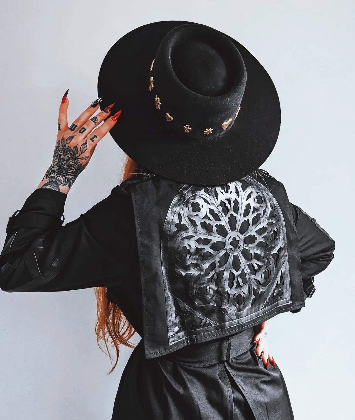 RESTYLE大教堂亚文化吸血鬼风衣