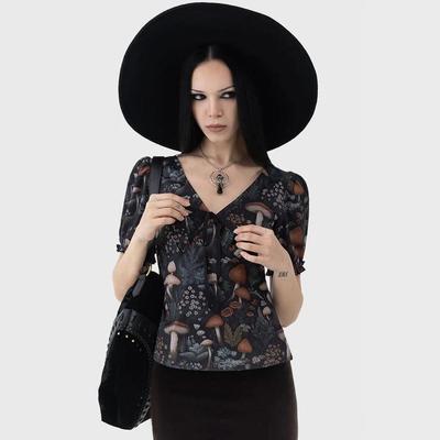 KILLSTAR暗黑哥特亚文化蘑菇上衣