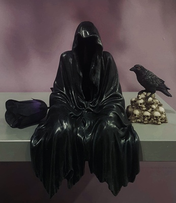 德国代购哥特死神树脂摆件