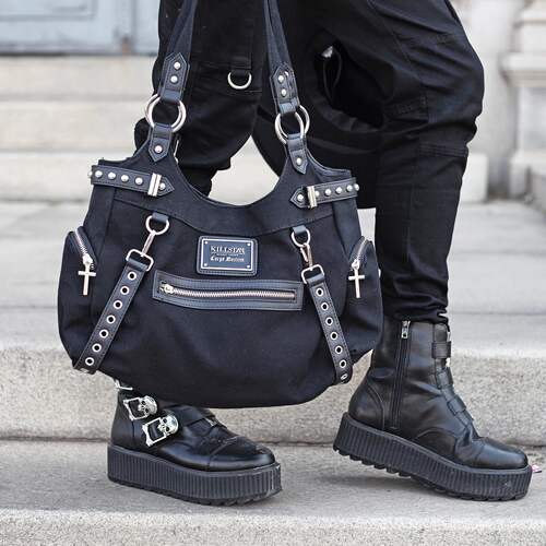 KILLSTAR帆布亚文化哥特邮差包