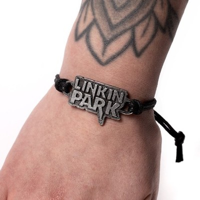 Alchemy Gothic HRWL464 LINKIN PARK乐队同款字母logo绳带式腕带