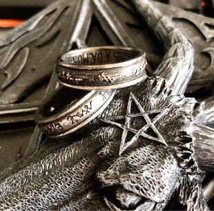 Alchemy英国A牌R212 Demon Black  Angel White黑白天使对戒指环