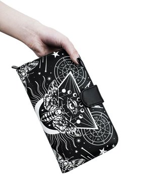 潮牌KILLSTAR Moloko哥特朋克摇滚阵蜜蜂骷髅倒三角钱包