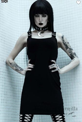 KILLSTAR哥特暗黑背带裙