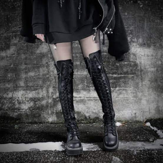 Demonia暗黑哥特亚文化高筒靴