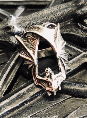 蝙蝠鬼祟朋克戒指环潜行吸血鬼