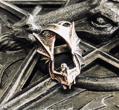 蝙蝠鬼祟朋克戒指环潜行吸血鬼