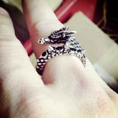 alchemygothic正品活力开口戒指