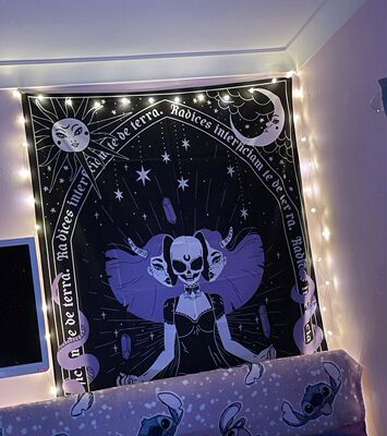 KILLSTAR五芒星摇滚哥特装饰挂画