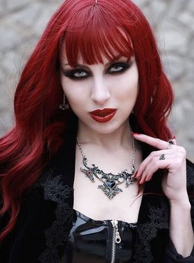 Alchemy Gothic P907 Mon Amour de Soubise我爱你心形哥特项链