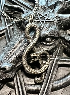 英国A牌灵蛇五线谱符号项链