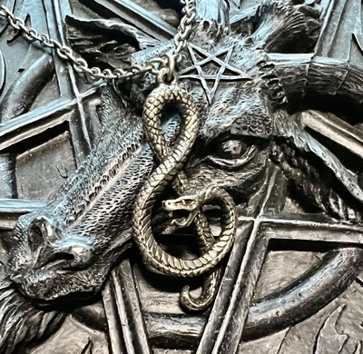 英国A牌灵蛇五线谱符号项链