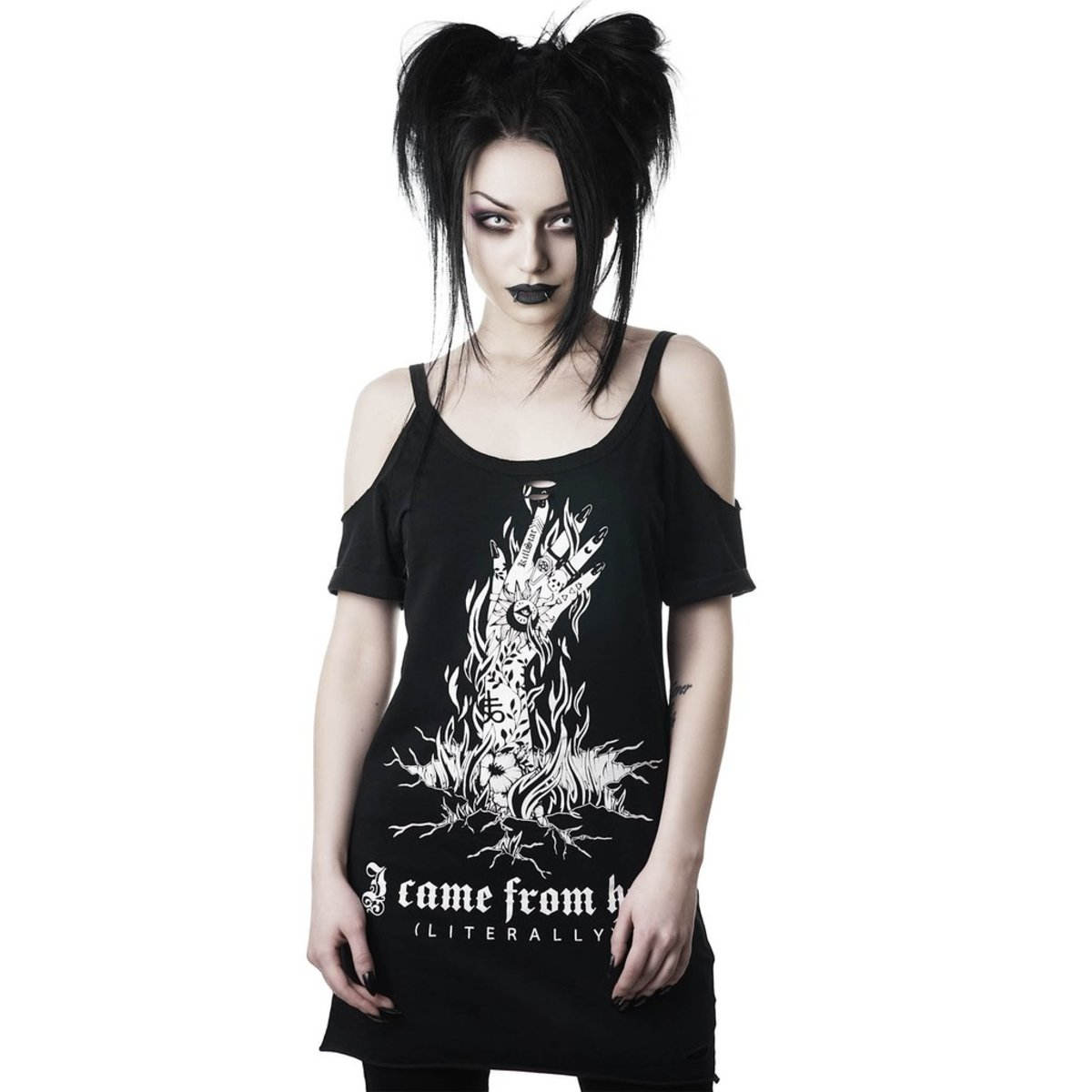 KILLSTAR暗黑哥特地狱恶魔T恤