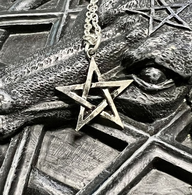 英国五芒星哥特摇滚朋克项链