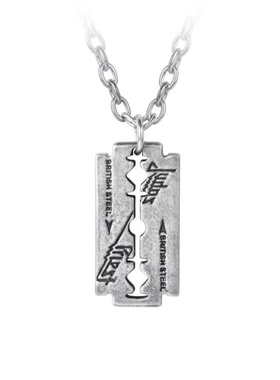 Alchemy Gothic PP517 JUDAS PRIEST: RAZORBLADE朋克风刀片项链