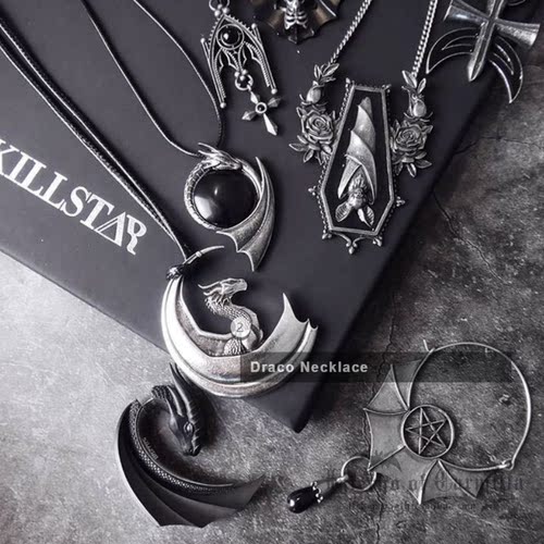 KILLSTAR朋克风重金属吊坠项链