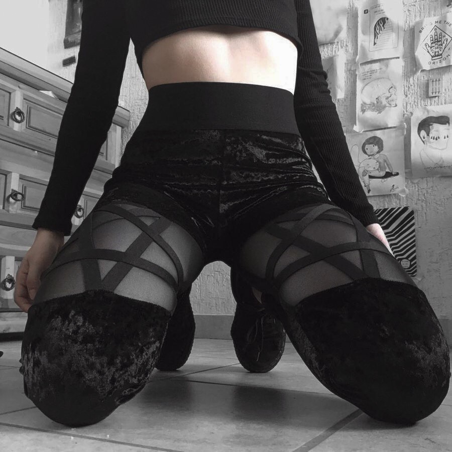 KILLSTAR暗黑哥特亚文化打底裤