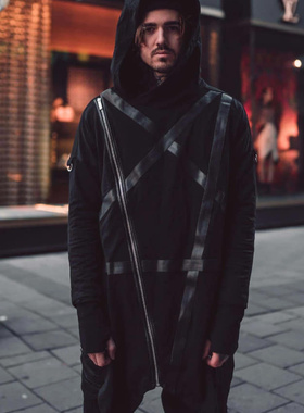 美国潮牌KILLSTAR Headliner 哥特朋克摇滚重金属五芒星连帽卫衣