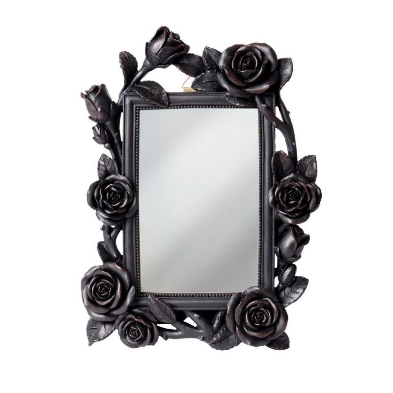 Alchemy Gothic SA24 ROSE & VINE MIRROR BLACK 玫瑰与藤蔓镜,节庆用品/礼品,文化创意化妆镜,淘宝优惠券,粉丝福利购,淘宝优惠卷