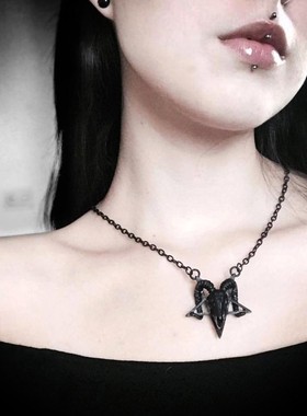 东欧哥特restyleram五芒星项链