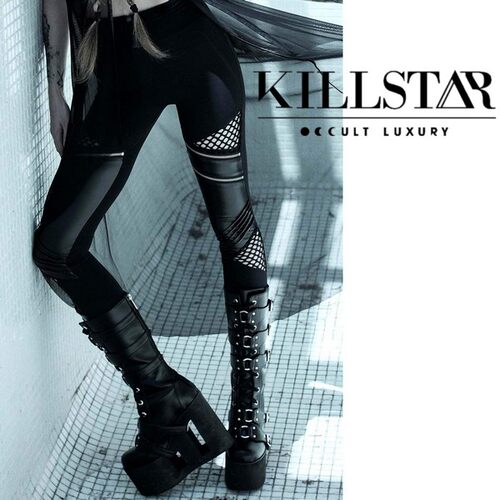 KILLSTAR镂空哥特摇滚朋克打底裤