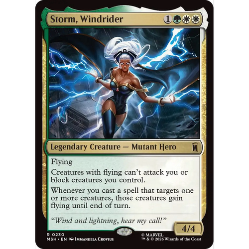 MSH 230 驭风侠暴风女 Storm, Windrider 万智牌 闪 R