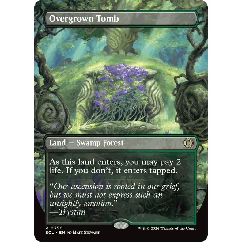 ECL 350 蔓生墓园 Overgrown Tomb 万智牌 异画 闪 R
