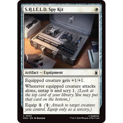 MSH 36 神盾局谍报用具 S.H.I.E.L.D. Spy Kit 万智牌 闪 C