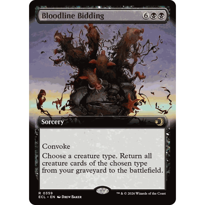 ECL 359 血脉争先 Bloodline Bidding  万智牌 闪 R 扩画