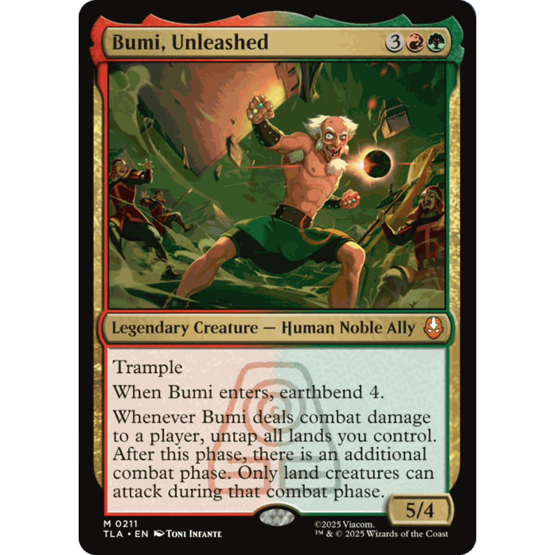 TLA 211 力量全开的布米  Bumi, Unleashed  万智牌 闪 M