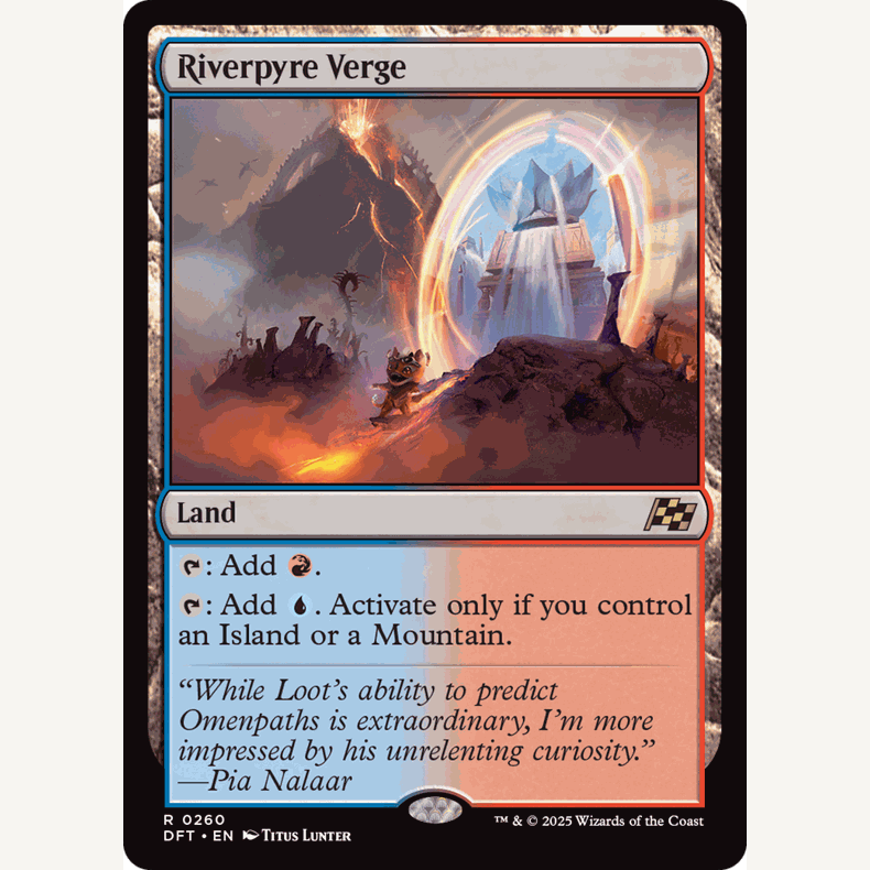 【聚点】万智牌 DFT 溪炎边陲 R 闪