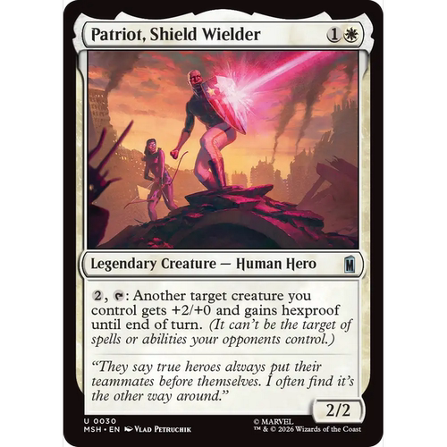MSH 30 舞盾悍将爱国者 Patriot, Shield Wielder 万智牌 闪 U
