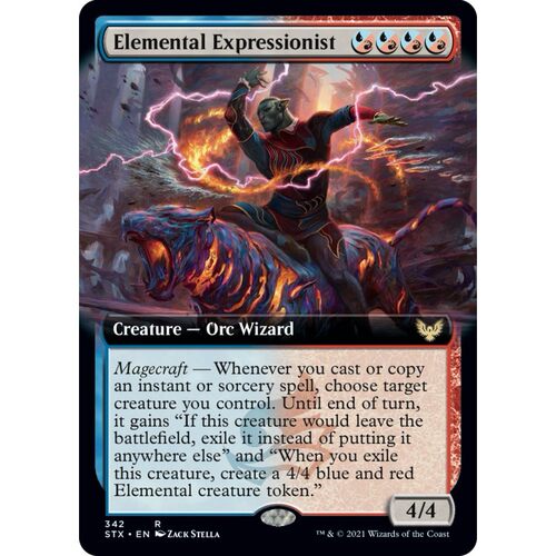STX 342 元素展现家 Elemental Expressionist 万智牌闪 R 扩画