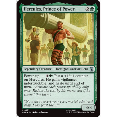 MSH 171 大力神海格力斯 Hercules, Prince of Power 万智牌 闪 U