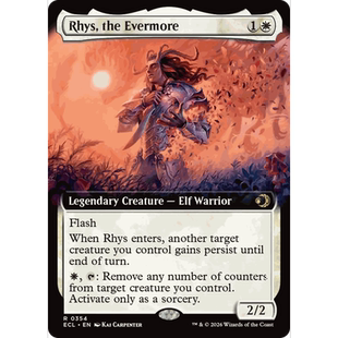 ECL 354 永志黎兹 Rhys, the Evermore  万智牌 闪 R 扩画