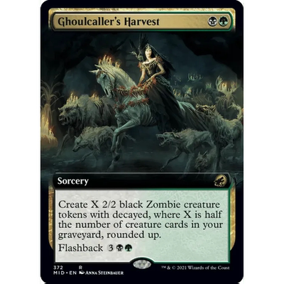 MID 372 尸鬼牧者收成 Ghoulcaller's Harvest 万智牌 扩画 闪 R
