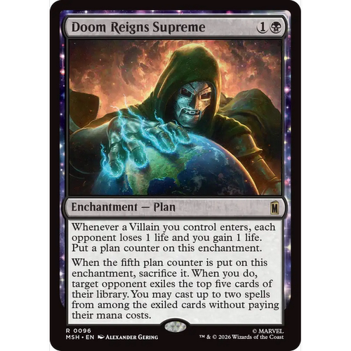 MSH 96 毁灭博士至高霸权 Doom Reigns Supreme 万智牌 闪 R
