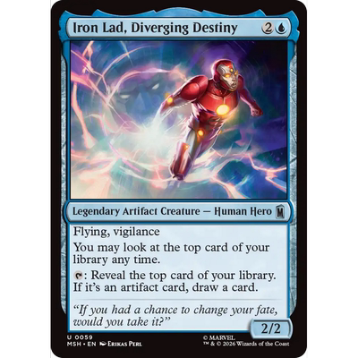 MSH 59别样命运钢铁小子Iron Lad, Diverging Destiny万智牌 闪 U